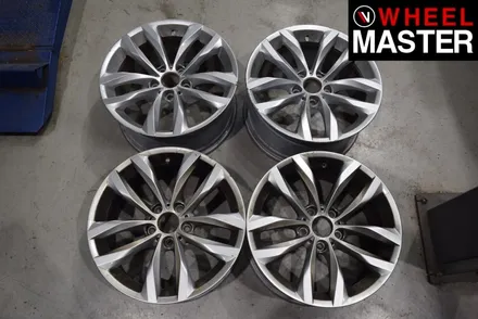 [휠마스터] BMW 520d 휠복원 및 블랙유광 분체도장 / 일산 휠도색 / 파주,일산