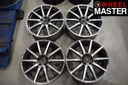 [휠마스터] 벤츠 S63 AMG 휠복원 및 블랙유광 분체도장 / 일산 휠도색 / 파주,일산