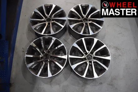 [휠마스터] BMW X6 휠복원 및 고스트크롬 휠도색 / 일산 분체도장 / 파주,일산