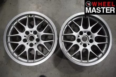 [휠마스터] BMW 530i 휠기스복원 및 실버 분체도장 / BBS 휠복원 / 파주,일산