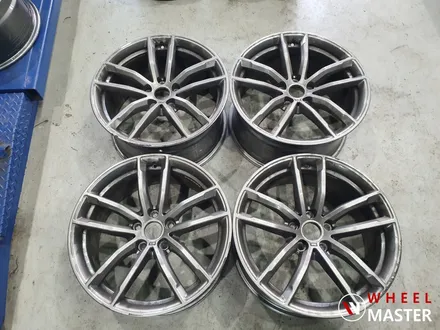 [휠마스터] BMW 520D 18인치 고스트크롬 분체도장 / BMW 휠복원 / 파주,일산