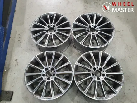 [휠마스터] 벤츠 C220 쿠페 AMG 19인치 마차휠 다이아컷팅복원 / 벤츠 분체도장 / 파주,일산