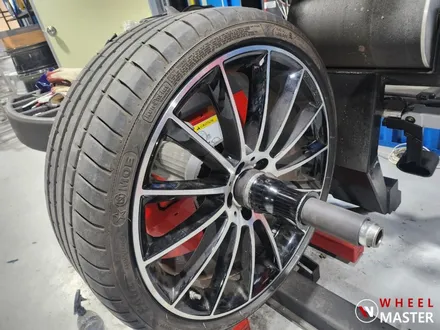 마차휠 굴절수리 / 벤츠 CLS450 AMG 마차휠 포트홀 사고수리 / 파주,일산