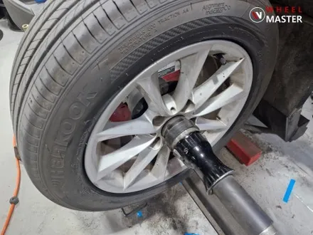 BMW 휠굴절수리/118D 16인치 휠굴절로 인한 바람빠짐 휠굴절수리 / 파주,일산