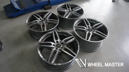 벤츠 e220d 휠 쿠페 19인치 휠 검정유광 휠도색 / 파주,일산
