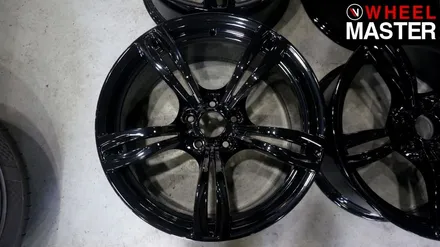 [휠마스터] BMW M5 검정유광 휠복원 및 휠도색 후기 / 일산 휠복원 / 파주,일산