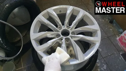 [휠마스터] BMW 528I 블랙유광 분체도장 / 일산 휠도색 / 파주,일산