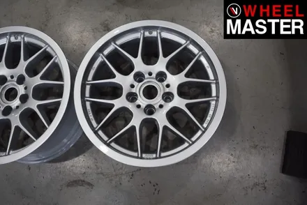 [휠마스터] BMW 530i 휠기스복원 및 실버 분체도장 / BBS 휠복원 / 파주,일산
