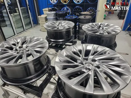 일산 휠도색 / 렉서스 ES300H 하이퍼블랙 분체도장 / 렉서스 휠도색 / 파주,일산