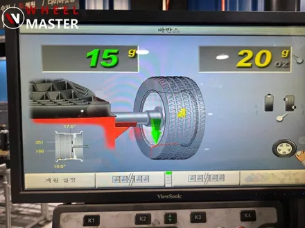 벤츠 신형 E클래스 W214 E350e 주차기스로 인한 다이아컷팅휠복 / 파주,일산