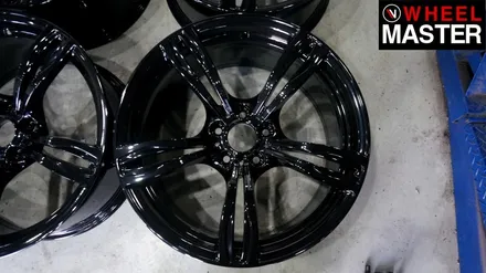 [휠마스터] BMW M5 검정유광 휠복원 및 휠도색 후기 / 일산 휠복원 / 파주,일산