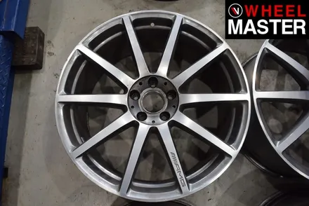 [휠마스터] 벤츠 S63 AMG 휠복원 및 블랙유광 분체도장 / 일산 휠도색 / 파주,일산