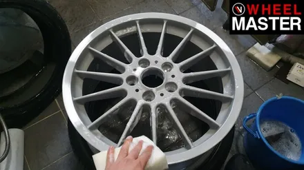 [휠마스터] BMW M3 휠기스복원 및 실버 분체도장 / 일산 휠도색 / 파주,일산