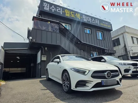 벤츠 CLS53AMG 중고휠 교체 및 열변형없는 휠굴절수리 / 파주,일산