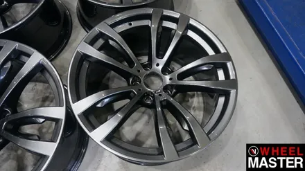 bmw x5 주차기스 일산에서 휠도색 했네요 / 파주,일산