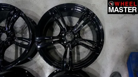 [휠마스터] BMW M5 검정유광 휠복원 및 휠도색 후기 / 일산 휠복원 / 파주,일산