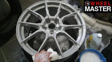 [휠마스터] BMW 325d에 장착한 ATS휠 휠복원 및 고스트크롬 분체도장 / 일산 휠도색 / 파주,일산