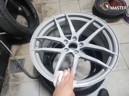 M5 휠도색 / BMW M5 20인치 고스트크롬 분체도장 / 파주,일산