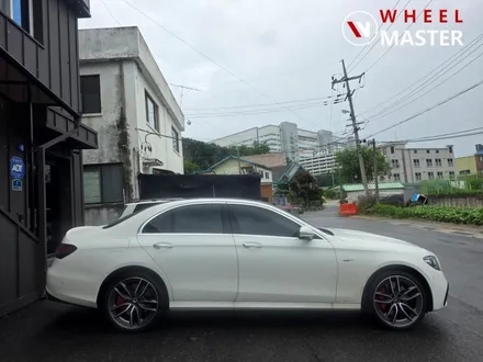벤츠 E53AMG 포트홀 밟고 휠굴절 열변형없는 휠굴절수리 / 파주,일산