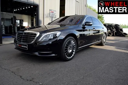 [휠마스터] 상처나고 굴절이 생긴 휠을 교체한 벤츠 S350 / 일산 휠복원 / 파주,일산