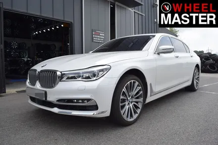 [휠마스터] 사고로 기스가 생긴 BMW 750Li 차량의 휠교체 / 파주,일산