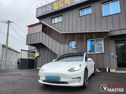 테슬라 휠수리 / 테슬라 모델3 20인치 휠굴절수리 / 파주,일산