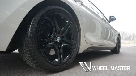 bmw 640d 휠 19인치 검정 유광 휠도색 / 파주,일산