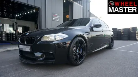 [휠마스터] BMW M5 검정유광 휠복원 및 휠도색 후기 / 일산 휠복원 / 파주,일산