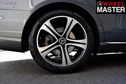 [휠마스터] 벤츠 E300 블랙폴리시 다이아몬드컷팅 휠교체 후기 / 일산 휠복원 / 파주,일산