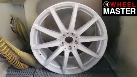 [휠마스터] 벤츠 S63 AMG 휠복원 및 블랙유광 분체도장 / 일산 휠도색 / 파주,일산