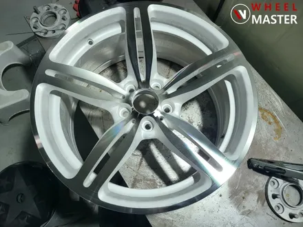 [휠마스터] BMW M6 북미형 순정 19인치 블랙폴리쉬 다이아컷팅작업 / BMW 휠복원 / 파주,일산
