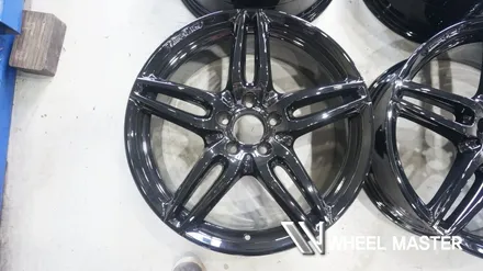 벤츠 e220d 휠 쿠페 19인치 휠 검정유광 휠도색 / 파주,일산