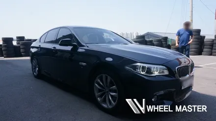 자동차 휠 기스 흠집 완벽 수리 bmw 520d 휠 럭셔리 모델 18인치 휠복원 휠마스터 / 파주,일산