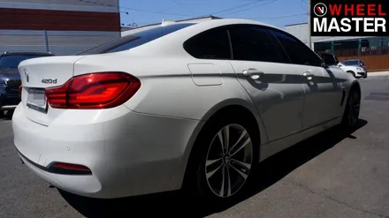 상처가 생긴 다이아몬드컷팅 휠을 깔끔하게 복원한 BMW 420d / 일산 휠복원 / 파주,일산