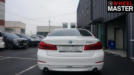 스크레치가 생긴 자동차휠을 감쪽같이 휠복원 한 BMW 520d / 일산 휠복원 / 파주,일산