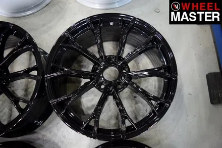 [휠마스터] BMW 320i 의 검정유광 휠도색 후기 / 일산 휠도색 / 파주,일산