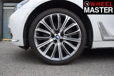 [휠마스터] 사고로 기스가 생긴 BMW 750Li 차량의 휠교체 / 파주,일산
