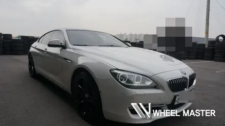 bmw 640d 휠 19인치 검정 유광 휠도색 / 파주,일산