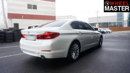스크레치가 생긴 자동차휠을 감쪽같이 휠복원 한 BMW 520d / 일산 휠복원 / 파주,일산