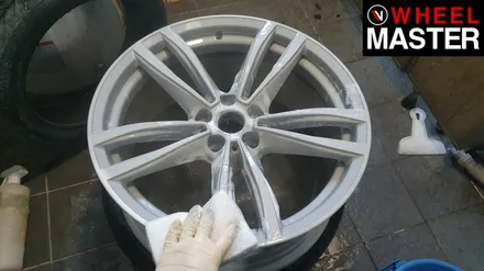 [휠마스터] BMW 740Ld 휠복원 및 검메탈 컬러 분체도장 / 일산 휠도색 / 파주,일산