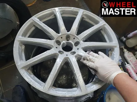 [휠마스터] 벤츠 S63 AMG 휠복원 및 블랙유광 분체도장 / 일산 휠도색 / 파주,일산