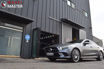 [휠마스터] 벤츠 CLS400D 차량 벤츠 S350D 정품 19인치 휠교체 /일산 휠도색 / 파주,일산