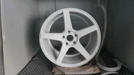 bmw z4 휠 아방가르드 19인치 메탈 실버 휠도색 / 파주,일산