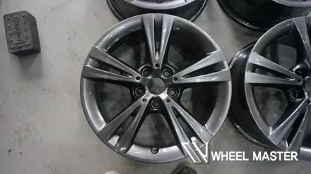 휠도장. 완벽하게 BMW 218D 휠. 퓨터그레이 도색 휠마스터 / 파주,일산