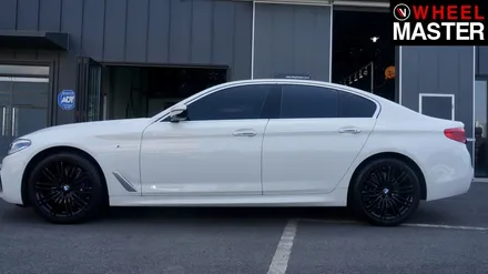 [휠마스터] BMW 530i 차량의 검정유광 휠도색 후기 / 일산 휠도색 / 파주,일산