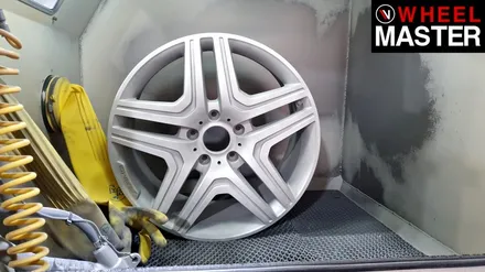 [휠마스터] 림끝이 심하게 갈린 벤츠 g63 amg 차량의 완벽 휠복원 / 일산 휠복원 / 파주,일산