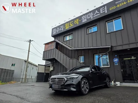 벤츠 신형 E클래스 W214 E350e 주차기스로 인한 다이아컷팅휠복 / 파주,일산