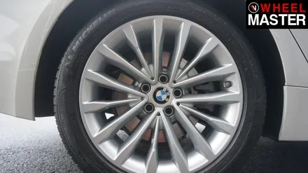 스크레치가 생긴 자동차휠을 감쪽같이 휠복원 한 BMW 520d / 일산 휠복원 / 파주,일산