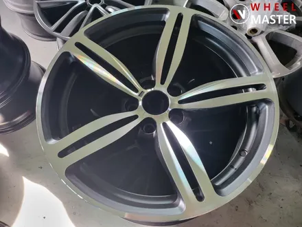 [휠마스터] BMW M6 북미형 순정 19인치 블랙폴리쉬 다이아컷팅작업 / BMW 휠복원 / 파주,일산