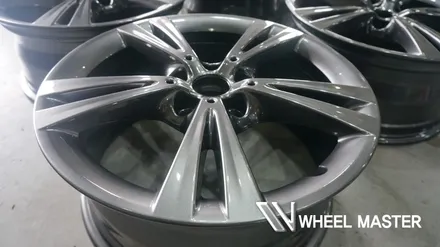 휠도장. 완벽하게 BMW 218D 휠. 퓨터그레이 도색 휠마스터 / 파주,일산